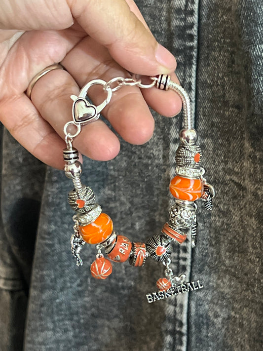 Basketball Charm Bracelet