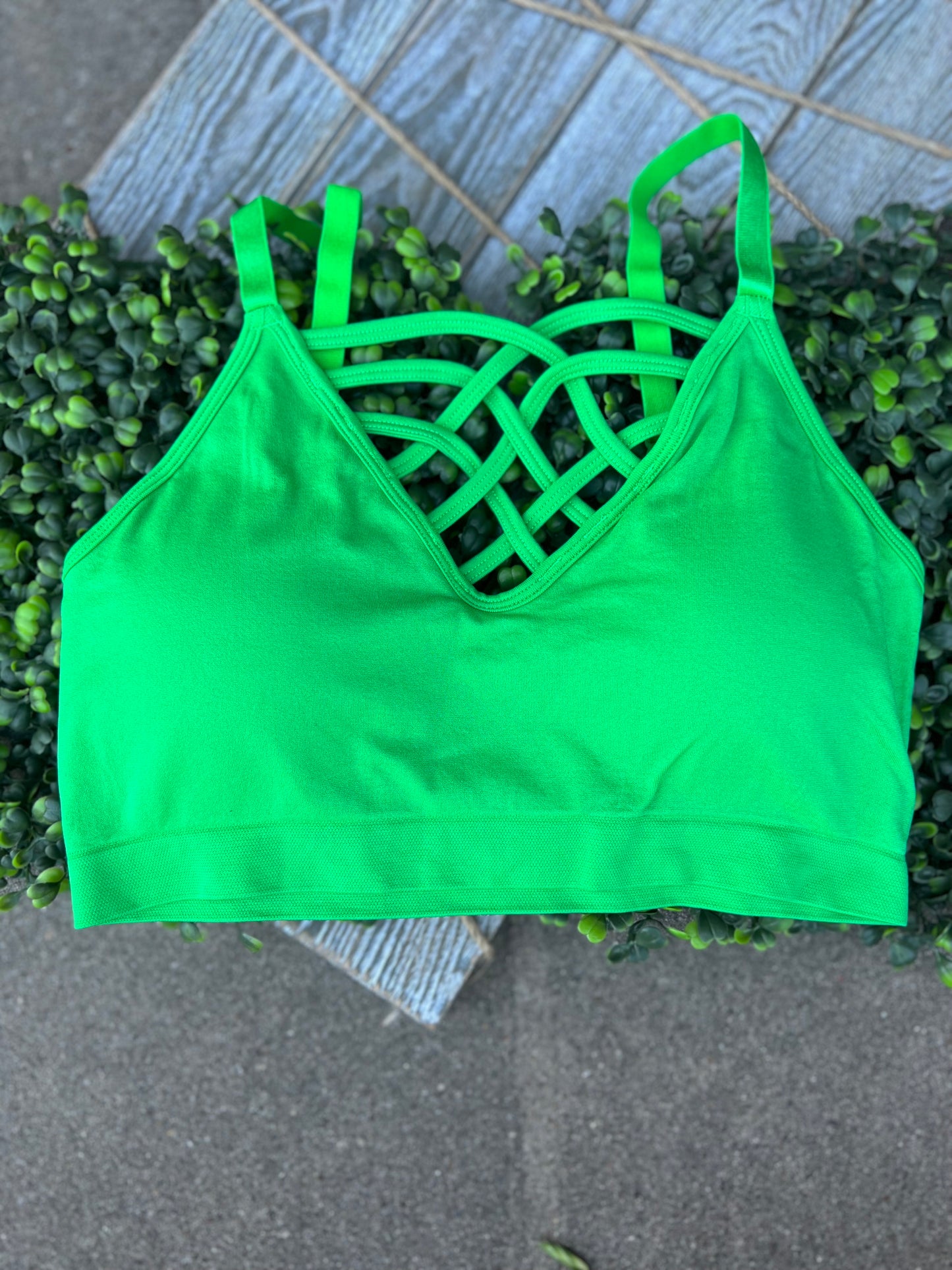 Winona Bralette - Neon Green